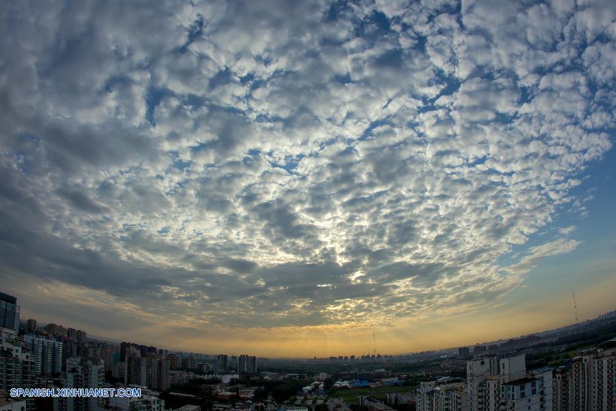 Cielo bonito de Beijing