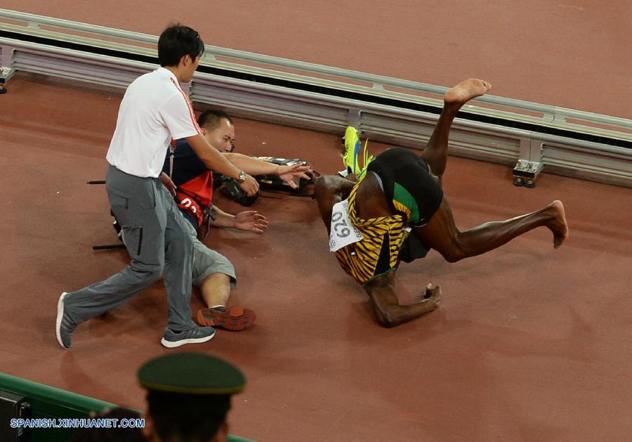 'Intentó matarme', la broma de Usain Bolt tras su accidente con un camarógrafo