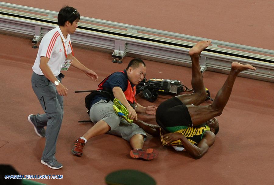 'Intentó matarme', la broma de Usain Bolt tras su accidente con un camarógrafo