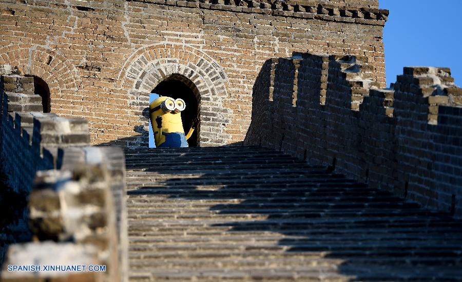 Beijing: Minions en Gran Muralla