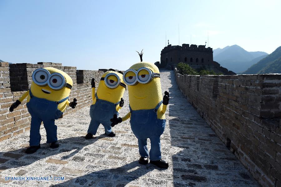 Beijing: Minions en Gran Muralla