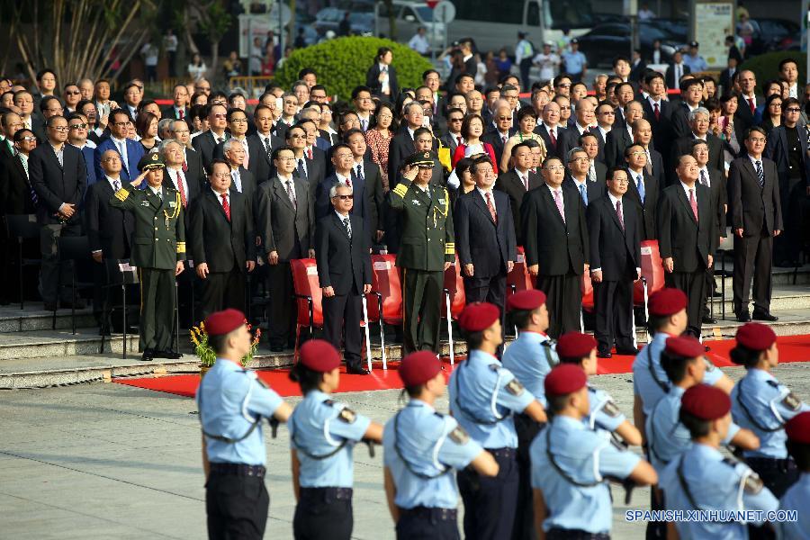 CHINA-MACAO-NATIONAL DAY-FLAG-RAISING CEREMONY (CN)