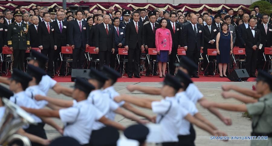 CHINA-HONG KONG-NATIONAL DAY-FLAG-RAISING CEREMONY (CN)