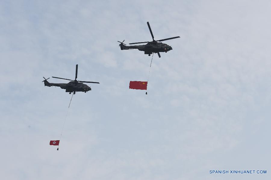 CHINA-HONG KONG-NATIONAL DAY-FLAG-RAISING CEREMONY (CN)