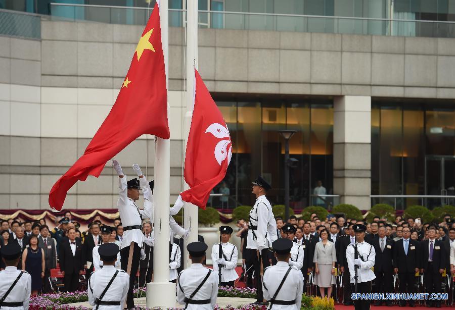 CHINA-HONG KONG-NATIONAL DAY-FLAG-RAISING CEREMONY (CN)