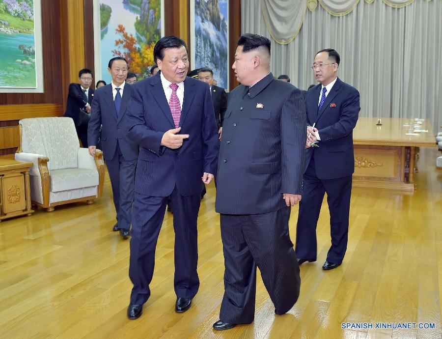 Un alto funcionario de China visitó la República Popular Democrática de Corea (RPDC) y se reunió con el máximo líder Kim Jong Un con motivo del 70 aniversario del partido gobernante del país.