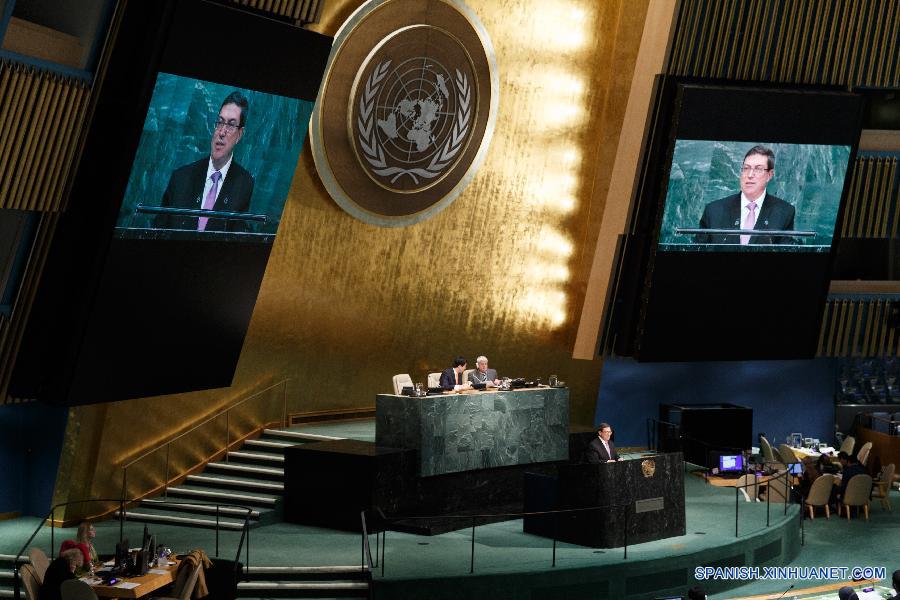 El representante permanente de China ante la ONU, Liu Jieyi, exhortó hoy a Estados Unidos a poner fin a un embargo de décadas en contra de Cuba.