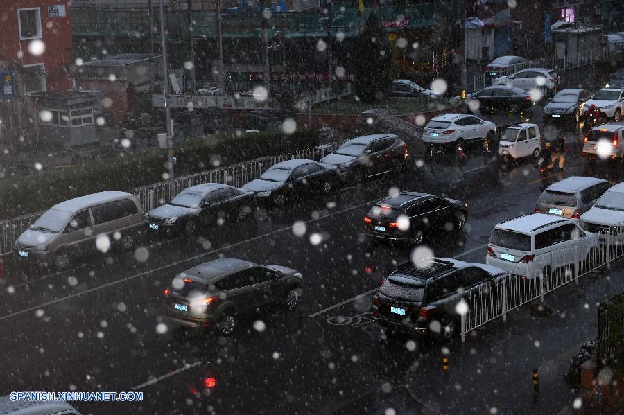 La primera nieve en Beijing