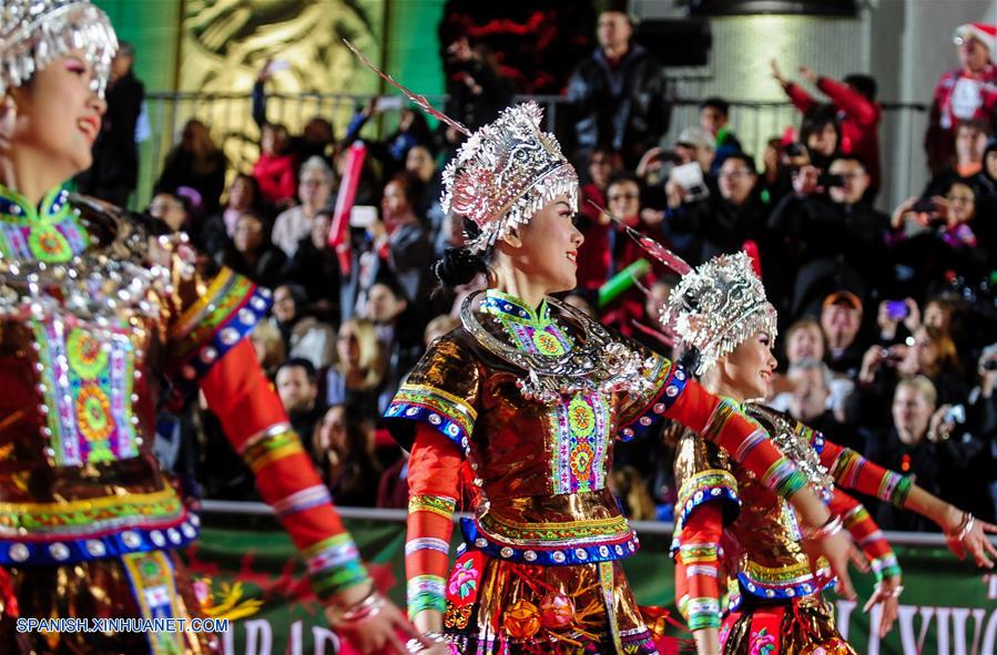 EEUU: Desfile de Navidad de Hollywood en Los Angeles