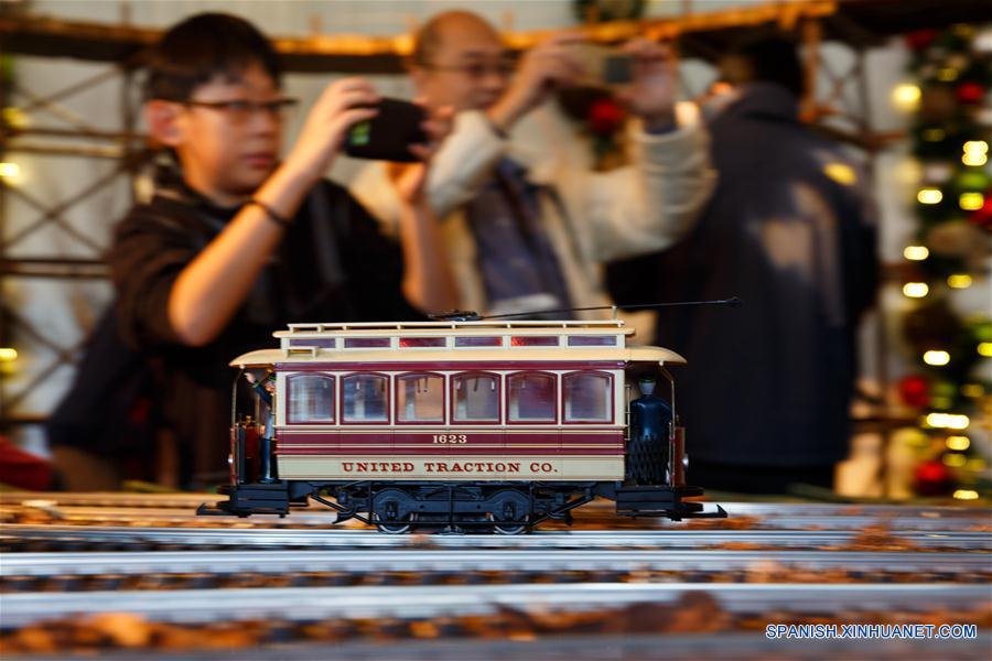 U.S.-NEW YORK-HOLIDAY TRAIN SHOW