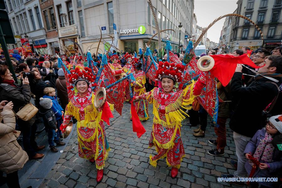 BELGIUM-BRUSSELS-CHINESE NEW YRAR-CELEBRATIONS