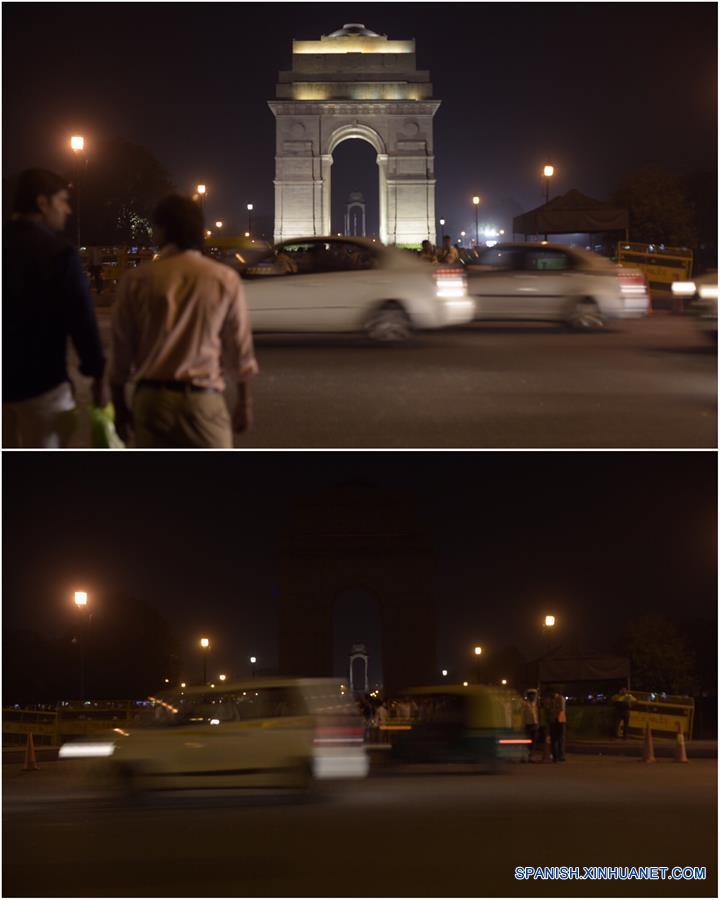 INDIA-NEW DELHI-EARTH HOUR-INDIA GATE