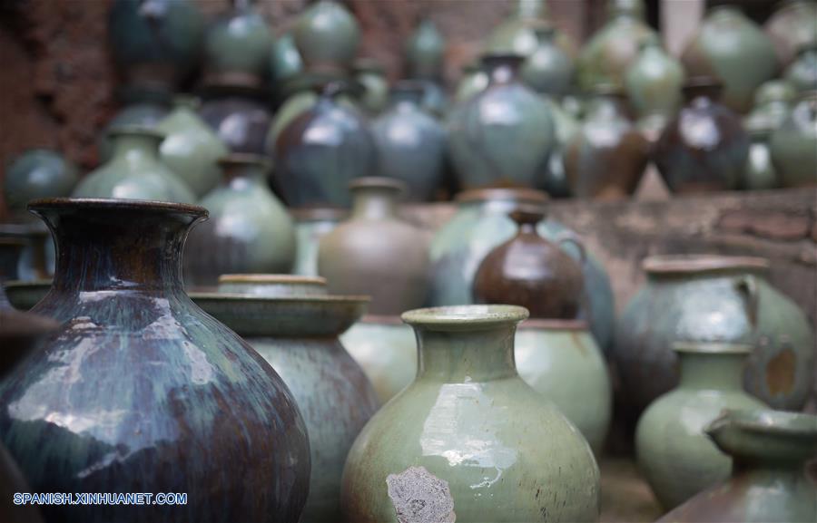 La cer&aacute;mica vidridada verde fue reconocida como parte del patrimonio cultural de Sichuan en 2009.