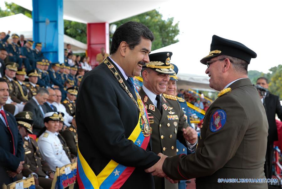(2)VENEZUELA-ARAGUA-MILITARES-CONMEMORACION