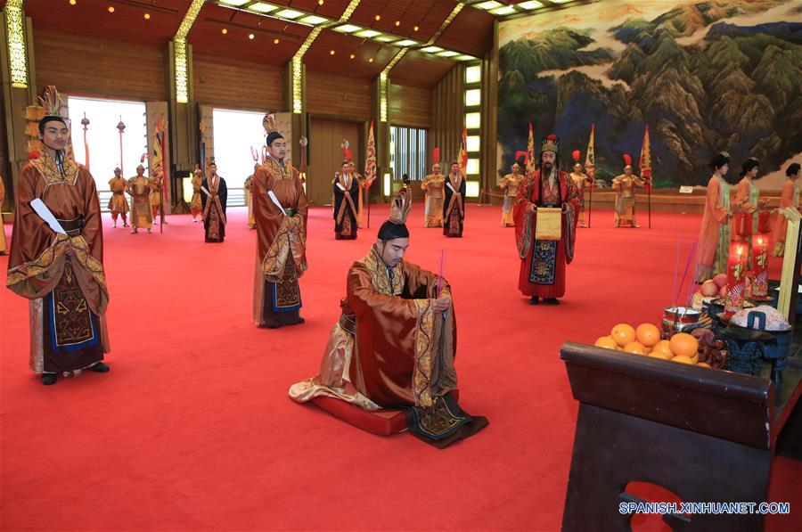 (1)CHINA-SHAANXI-SOCIEDAD-CEREMONIA