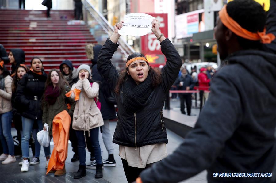 (8)EEUU-NUEVA YORK-ESTUDIANTES-PROTESTA 
