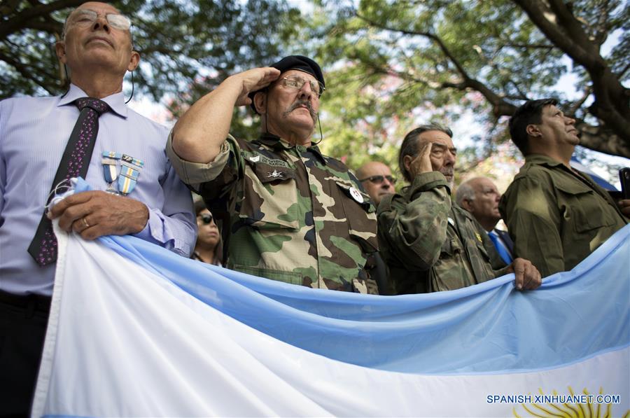 (1)ARGENTINA-BUENOS AIRES-GUERRA DE LAS MALVINAS-ANIVERSARIO
