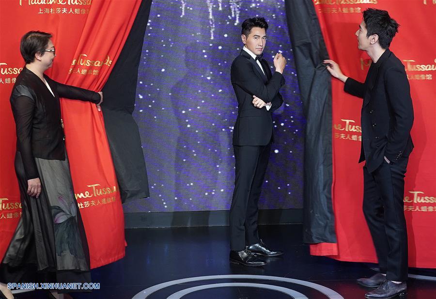 (2)CHINA-SHANGHAI-MUSEO MADAME TUSSAUDS-MARK CHAO-FIGURA DE CERA
