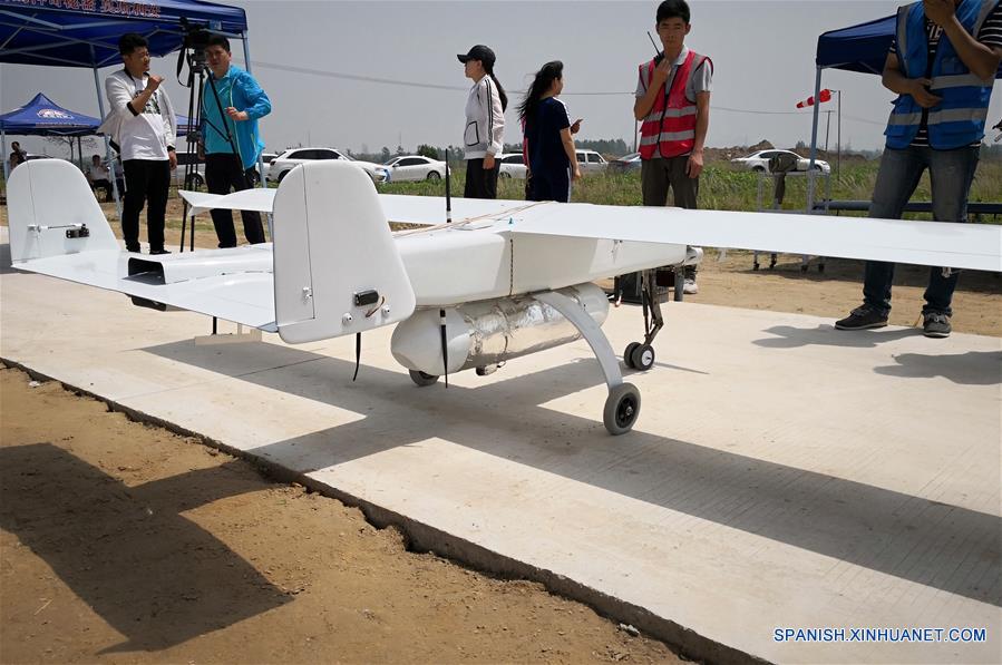 (2)CHINA-ANHUI-DRON-MONITOR DE DATOS METEOROLOGICOS-PRUEBA