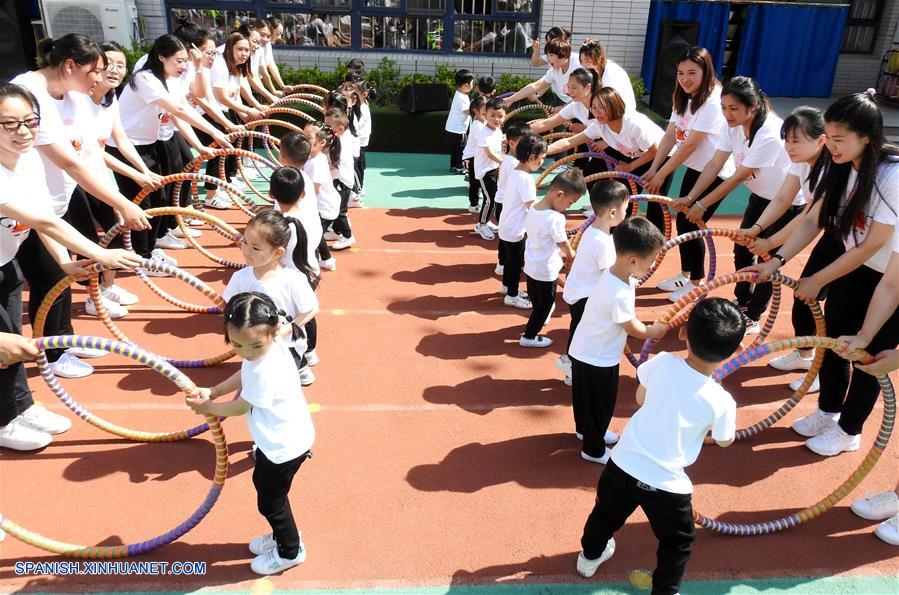 (6)CHINA-JIANGSU-CELEBRACIONES-DIA INTERNACIONAL DEL NI&Ntilde;O