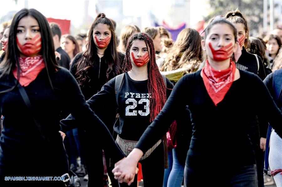 (1)CHILE-SANTIAGO-MARCHA FEMINISTA