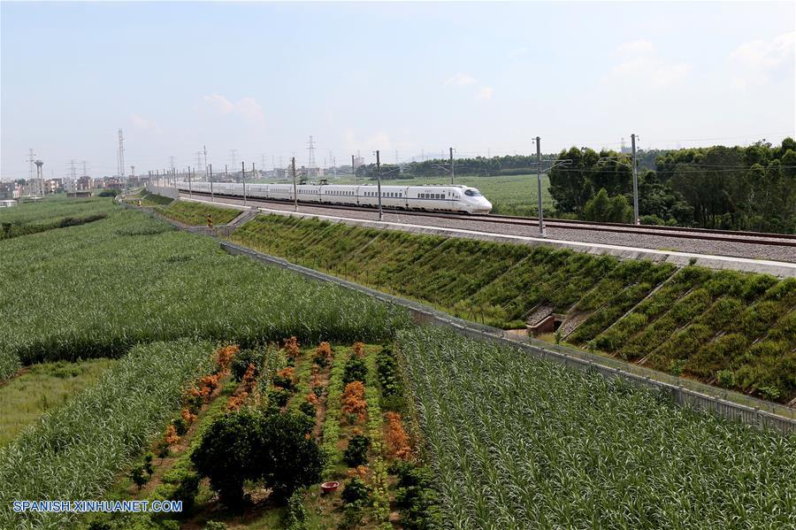 CHINA-GUANGDONG-VIA FERREA-APERTURA