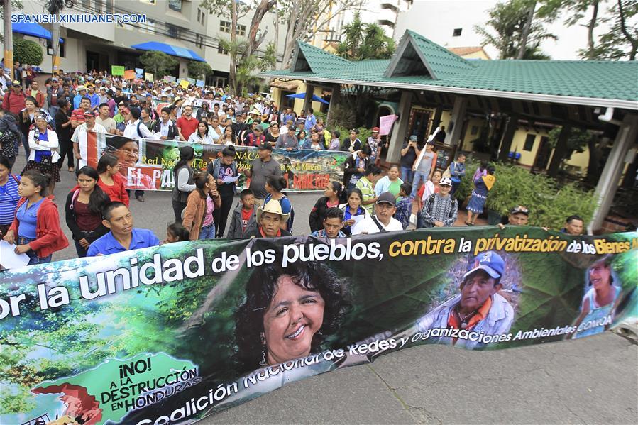 HONDURAS-TEGUCIGALPA-PROTESTA