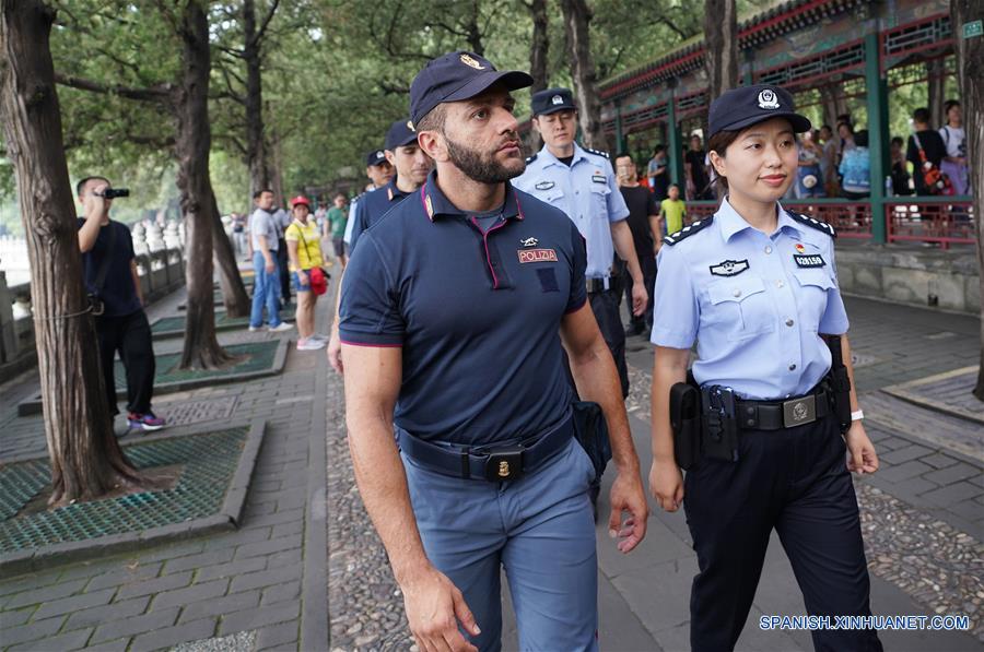 CHINA-BEIJING-ITALIA-PATRULLAJE CONJUNTO