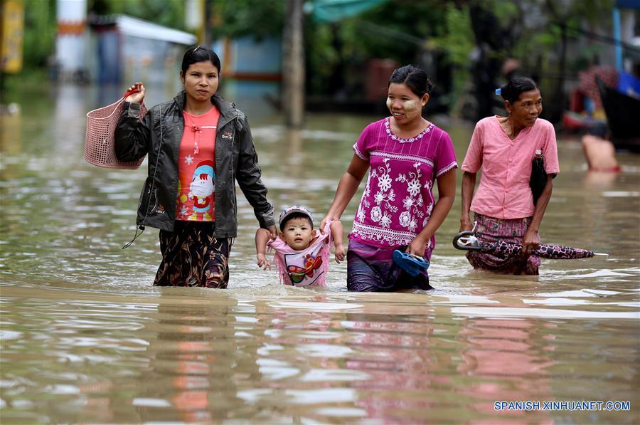 MYANMAR-KAYIN-INUNDACION