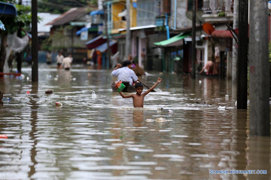 MYANMAR-KAYIN-INUNDACION
