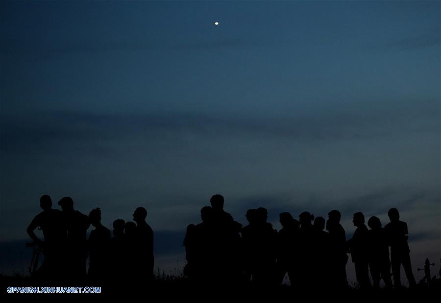 CROACIA-ZAGREB-LUNA-ECLIPSE