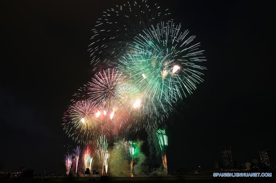 JAPON-TOKIO-FESTIVAL DE FUEGOS ARTIFICIALES