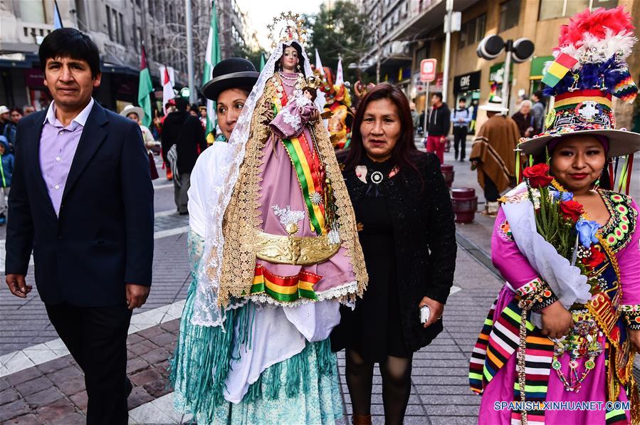 CHILE-SANTIAGO-BOLIVIA-CONMEMORACION