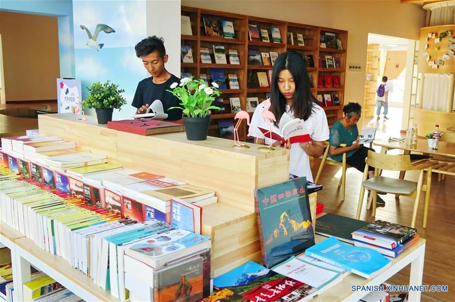 CHINA-HEBEI-BAR DE LIBROS-LECTURA