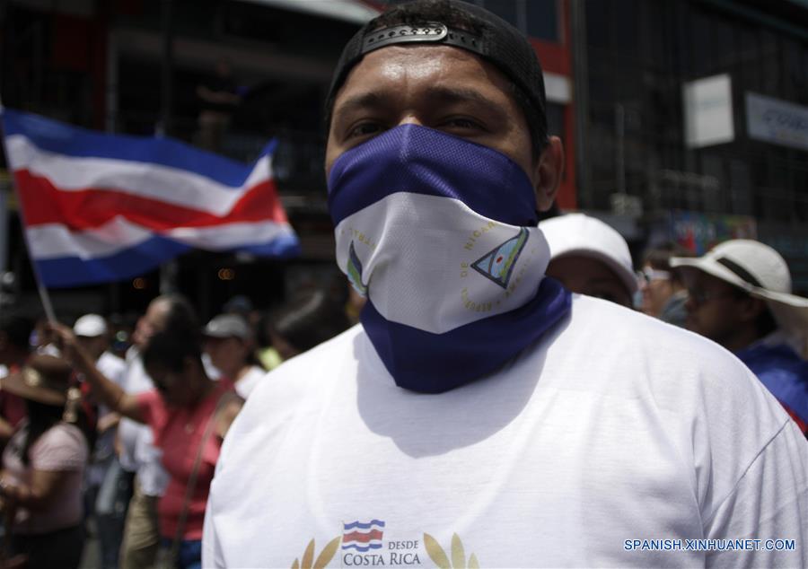 COSTA RICA-SAN JOSE-NICARAGUA-MANIFESTACION