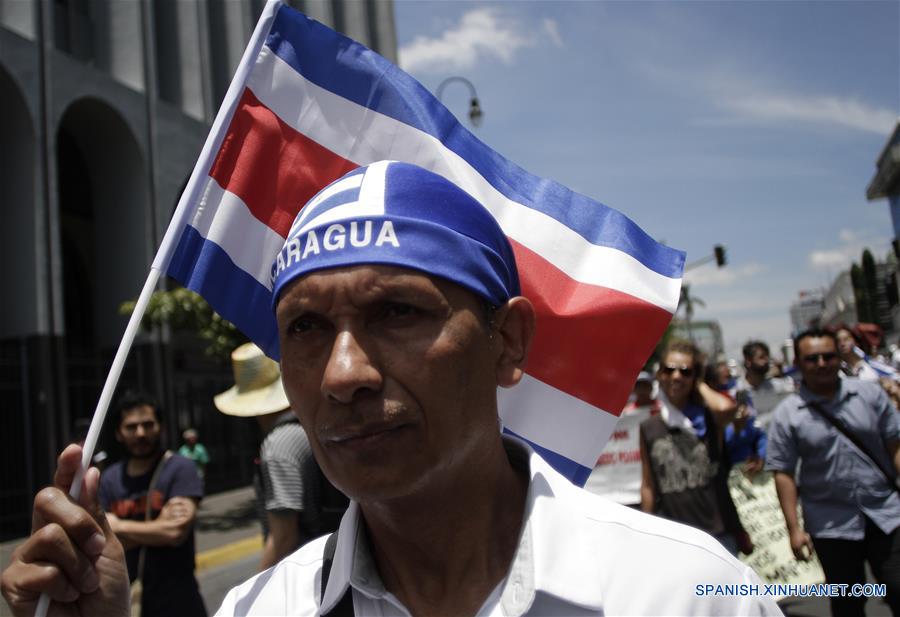 COSTA RICA-SAN JOSE-NICARAGUA-MANIFESTACION