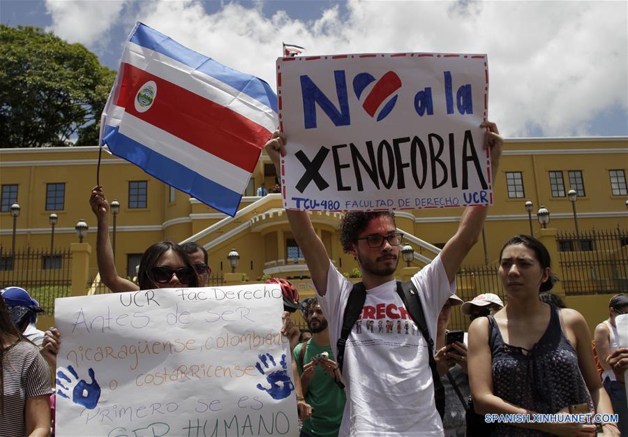 COSTA RICA-SAN JOSE-NICARAGUA-MANIFESTACION