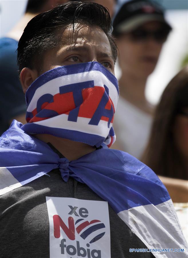 COSTA RICA-SAN JOSE-NICARAGUA-MANIFESTACION