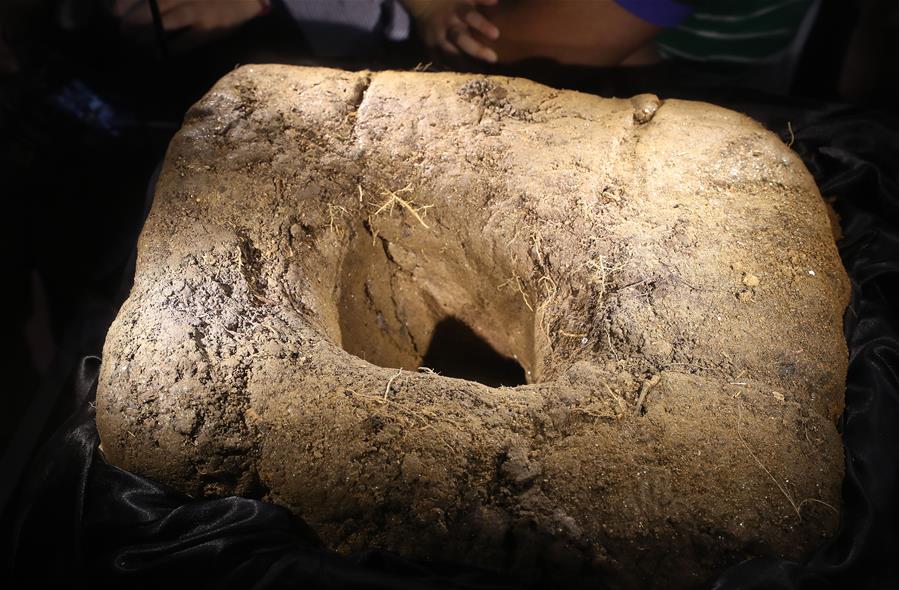 CHINA-SHANGHAI-PLANETARIO-METEORITO