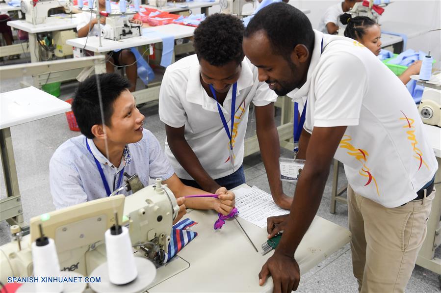 CHINA-ZHEJIANG-FABRICANTE DE ROPA-TRABAJADORES ETIOPES  