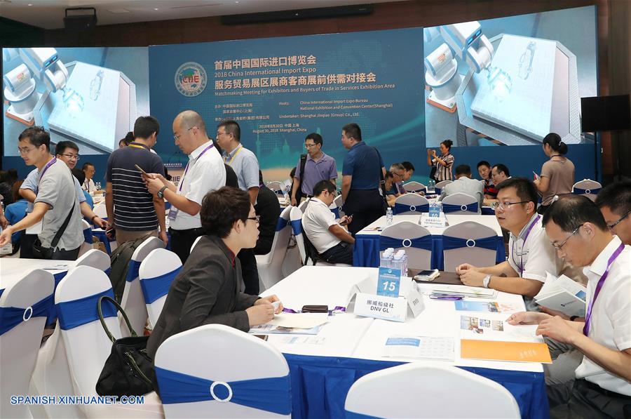 CHINA-SHANGHAI-EXPOSICION DE IMPORTACION-REUNION DE MATCHMAKING 