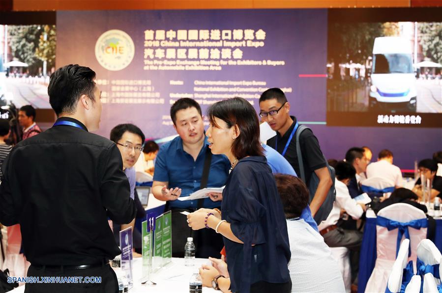 CHINA-SHANGHAI-EXPOSICION DE IMPORTACION-REUNION DE MATCHMAKING 