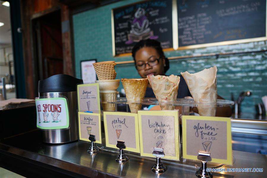 EEUU-NUEVA YORK-FABRICA DE HELADO