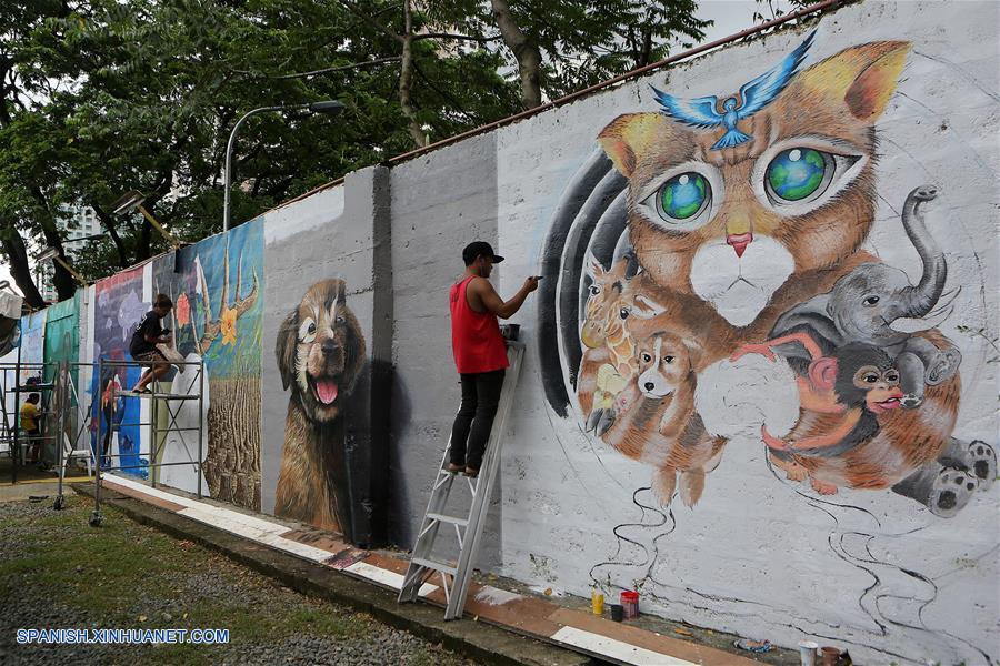 FILIPINAS-QUEZON-CONCURSO DE PINTURA MURAL 