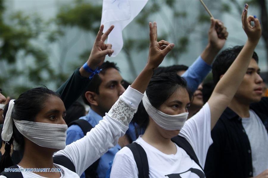 MEXICO-CIUDAD DE MEXICO-MARCHA DEL SILENCIO