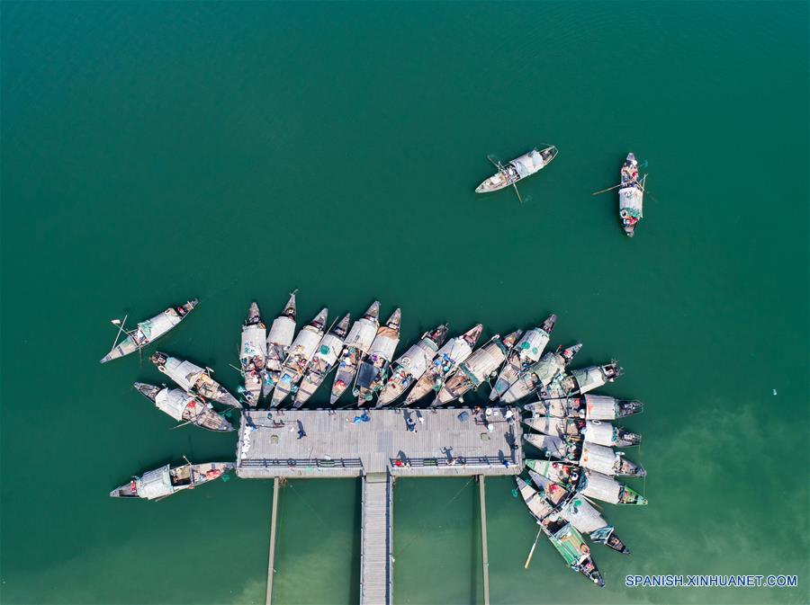 CHINA-ZHEJIANG-COSECHA DE PESCA