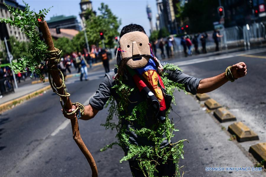 CHILE-SANTIAGO-PROTESTA