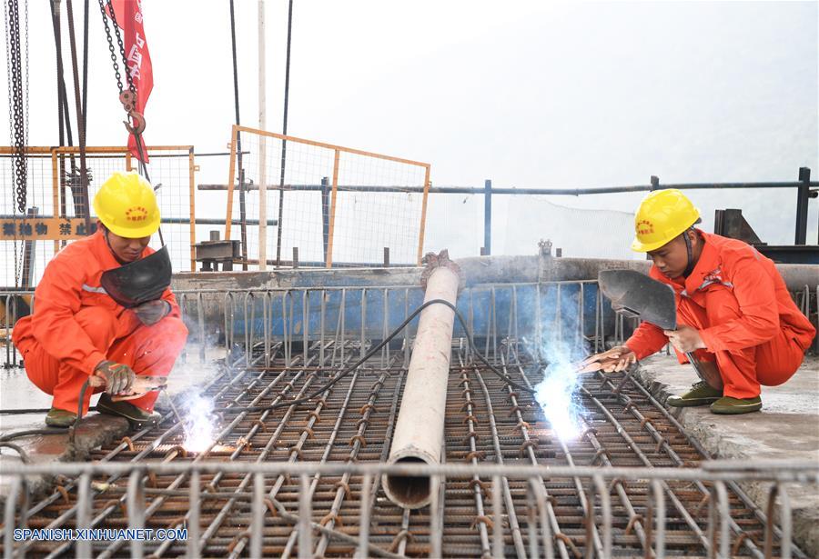 CHINA-CHONGQING-PUENTE FERROVIARIO