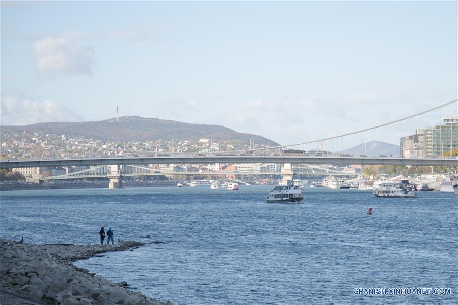 HUNGRIA-BUDAPEST-RIO DANUBIO-NIVEL DE AGUA