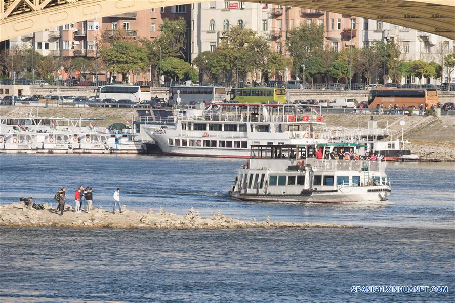 HUNGRIA-BUDAPEST-RIO DANUBIO-NIVEL DE AGUA